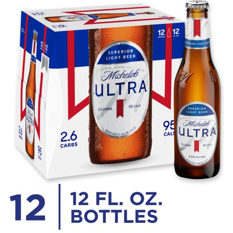 Michelob Ultra 12 Pack 12 oz Bottles