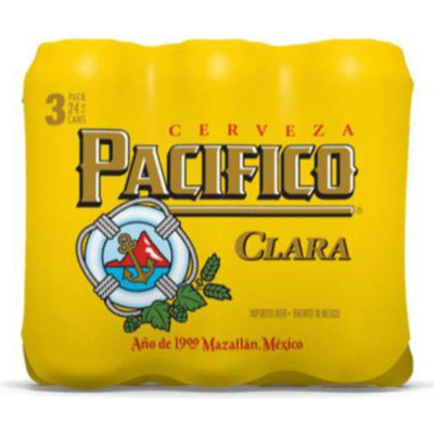 Pacifico 3 Pack 24oz Can