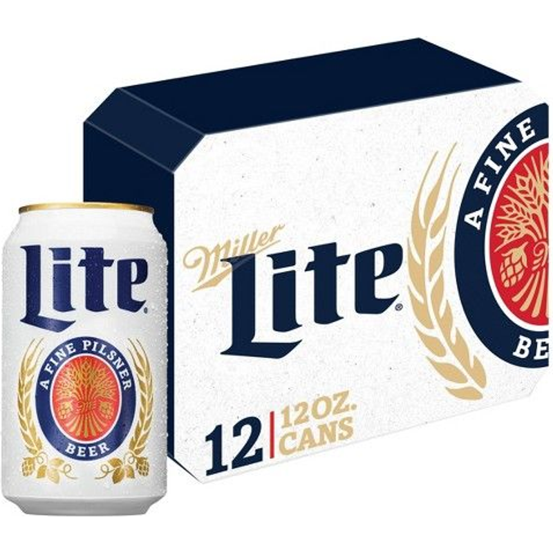 Miller Lite 12 Pack 12 oz Cans