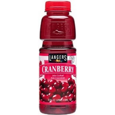 Langers Cranberry Juice Cocktail 15.2 oz Bottle