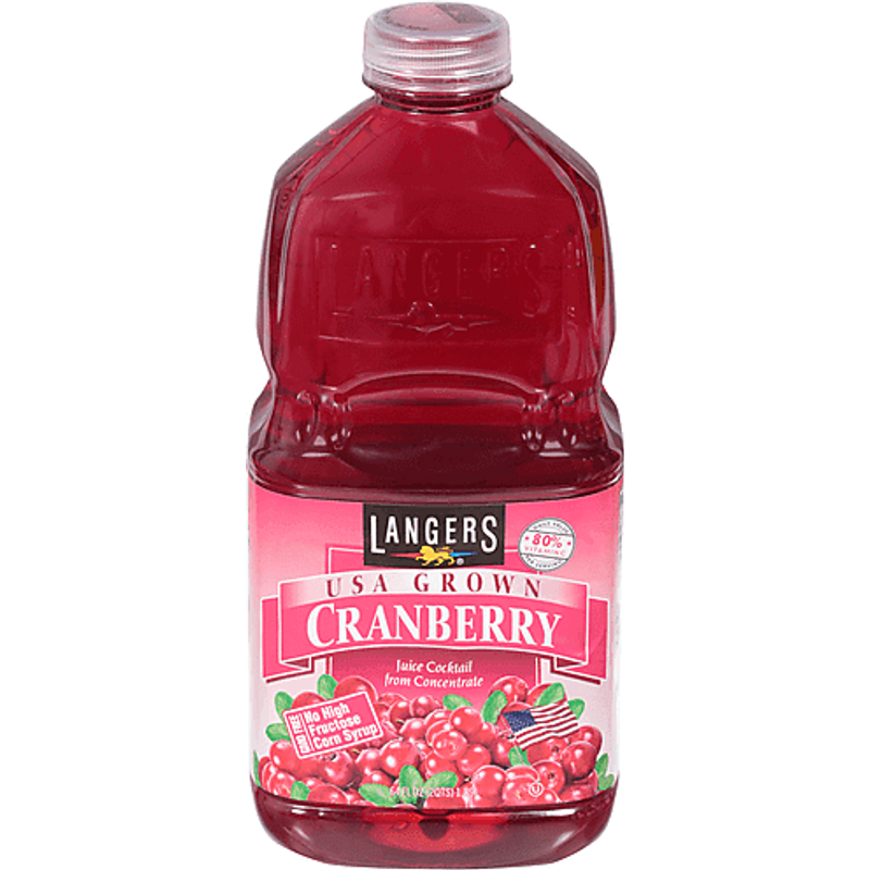 Langers Cranberry Juice 64oz Bottle