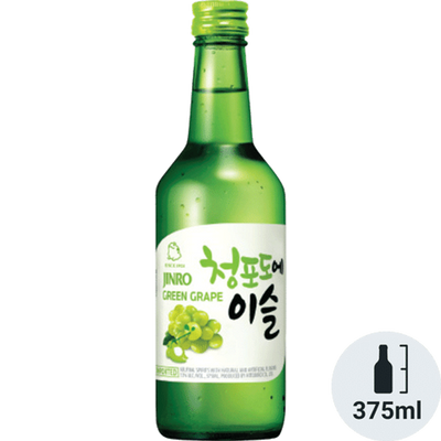 Jinro Green Grape Soju 375ml Bottle