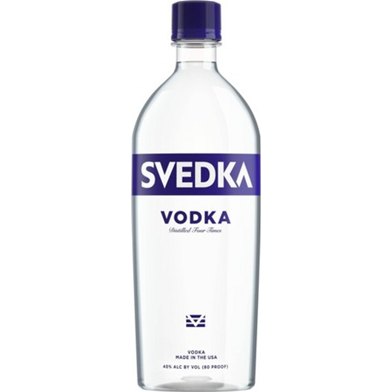 Svedka Vodka 750ML Plastic Bottle