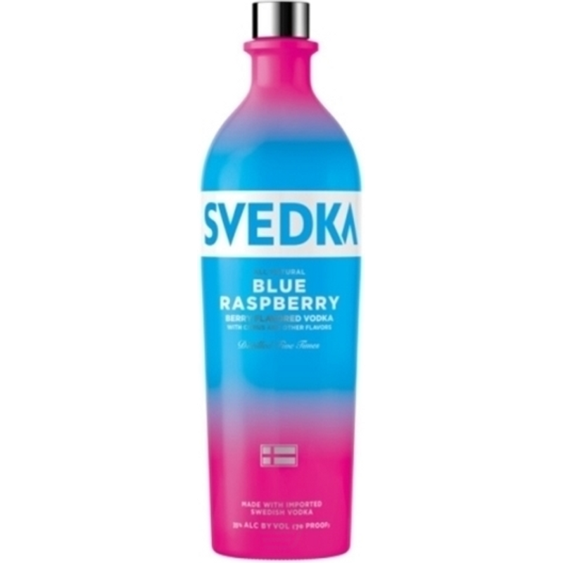 Svedka Blue Raspberry Vodka 750mL