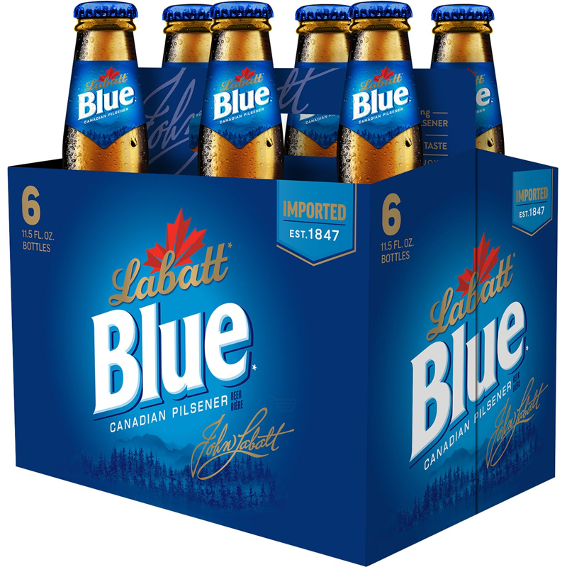 Labatt Blue 6x 12oz Bottles