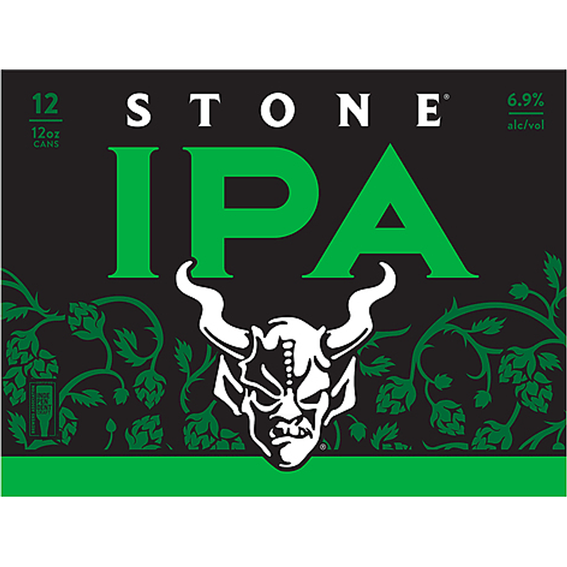 Stone IPA 12 Pack 12oz Cans 6.9% ABV