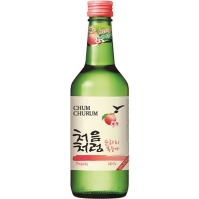 Chum Churum Peach Soju 375ml Bottle