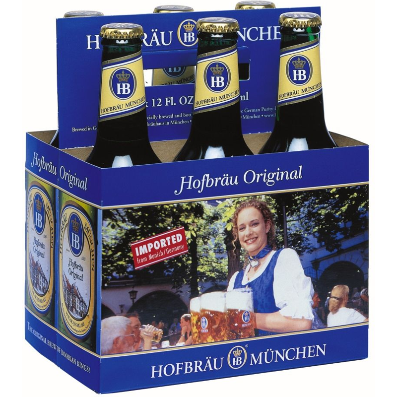 Hofbrau Original Lager 6 Pack 12oz Bottles