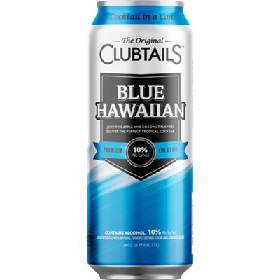 Clubtails Blue Hawaiian 24 Oz Can