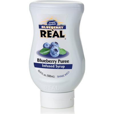 Re'al Blueberry Puree Infused Syrup 16.9 oz Bottle