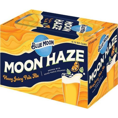 Blue Moon Moon Haze Hazy Pale Ale 6x 12oz Cans