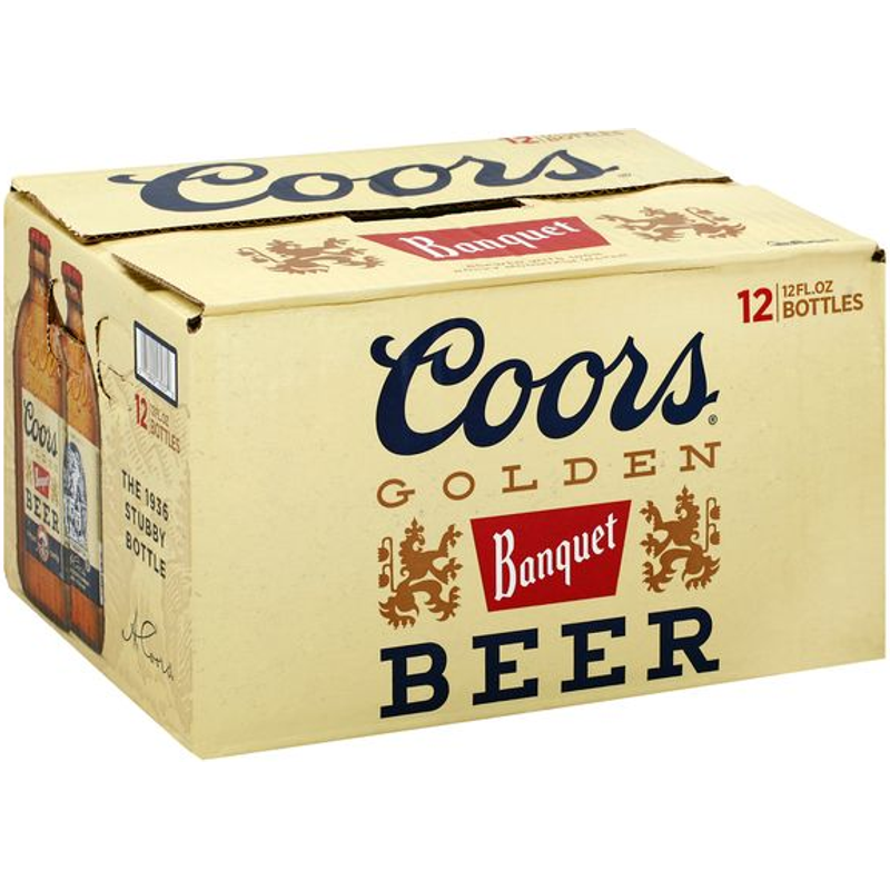 Coors Golden Banquet 12 Pack 12 oz Bottles