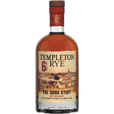 Templeton Rye The Good Stuff Rye Whiskey 6 Year 750mL