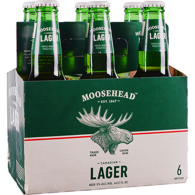 Moosehead 6 Pack 12 oz Bottles