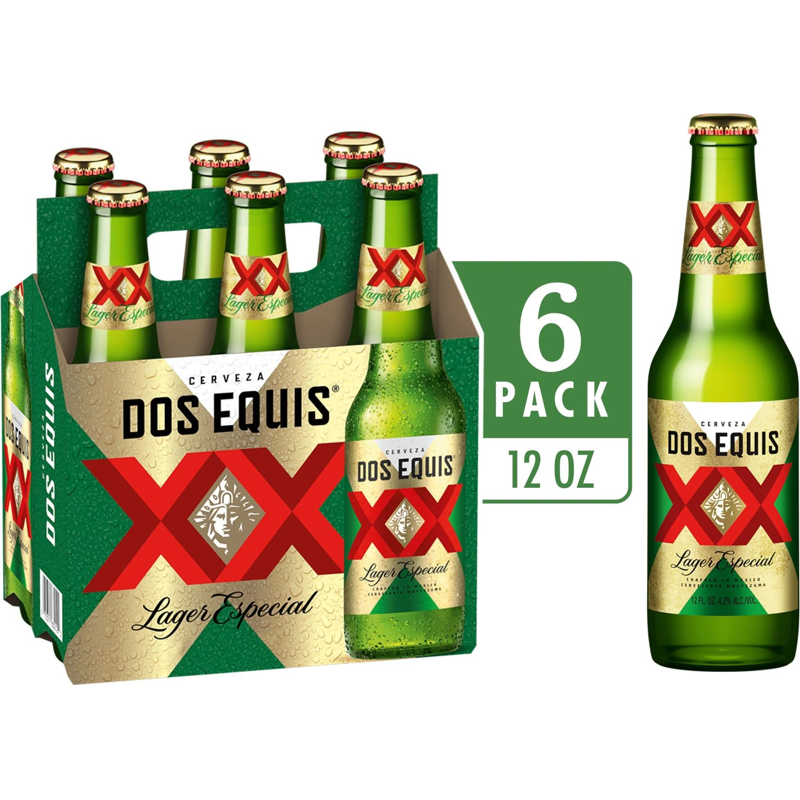 Dos Equis Lager Especial 6 Pack 12 oz Bottles