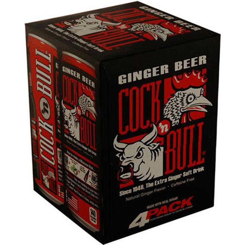 Cock N Bull Ginger Beer 4x 12oz Bottles