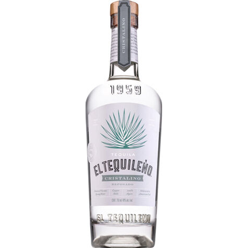 El Tequileno Cristalino Blanco Tequila 750mL Bottle