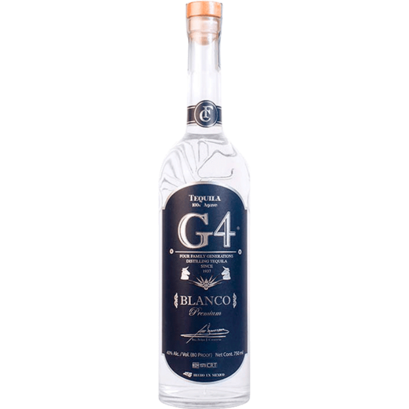 G4 Tequila Blanco, 750 ml Bottle (40% ABV)