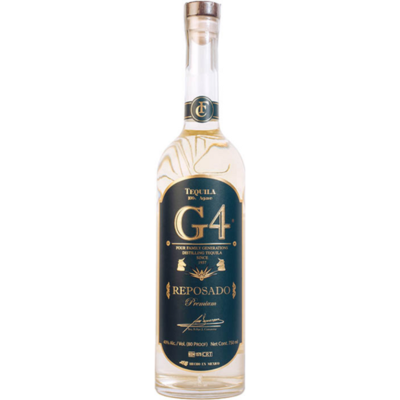 G4 Tequila Reposado, 750 ml Bottle (40% ABV)