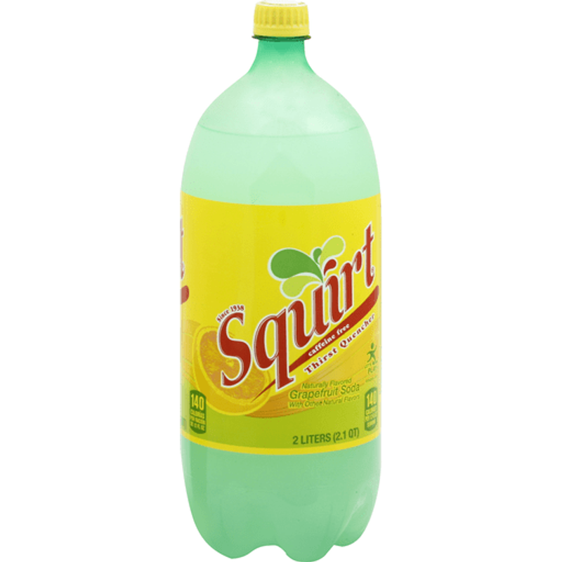 Squirt Thirst Quencher Caffeine Free - Grapefruit Soda 2L Bottle