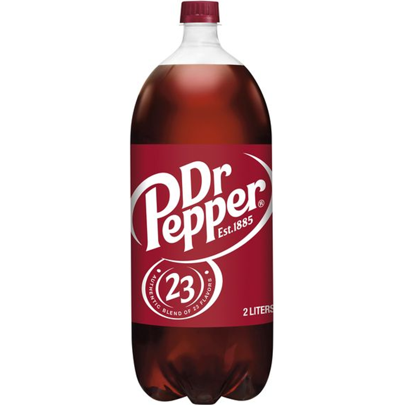 Dr Pepper Soda 23 2L Bottle