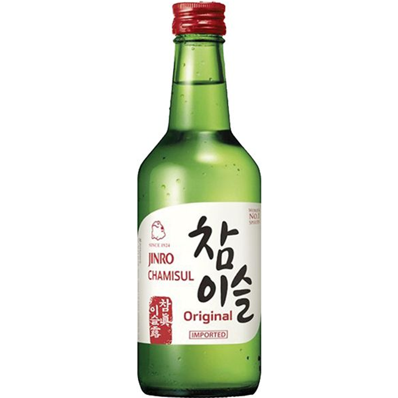 Jinro Chamisul Classic Soju 375ml Bottle