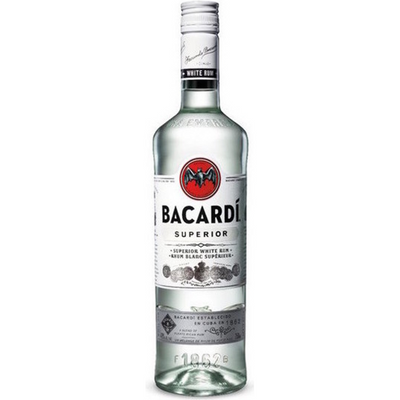 Bacardi Superior Light Rum - Traveler 750mL