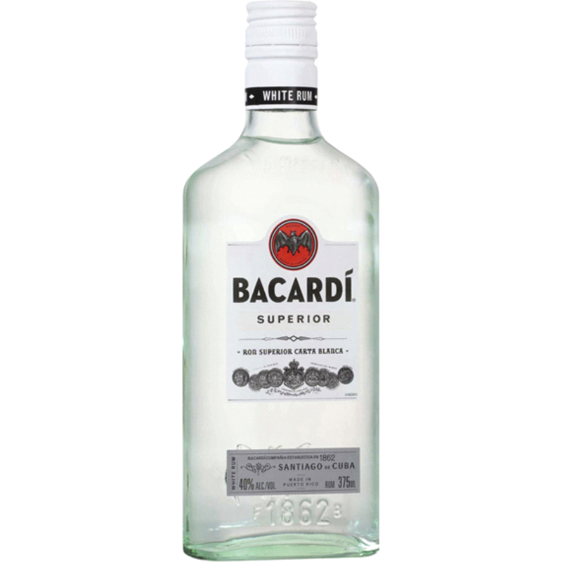 Bacardi Superior Light Rum 375mL