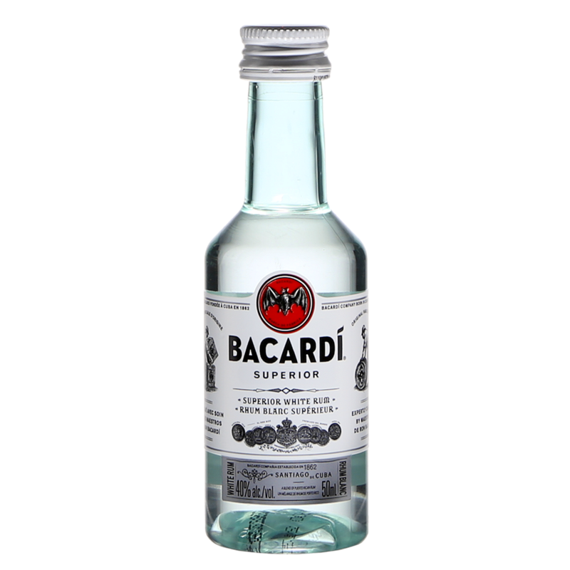 Bacardi Superior Light Rum 50mL