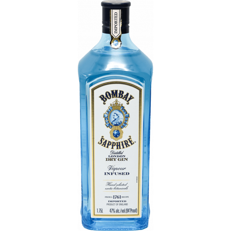 Bombay Sapphire Distilled London Dry Gin 1.75L