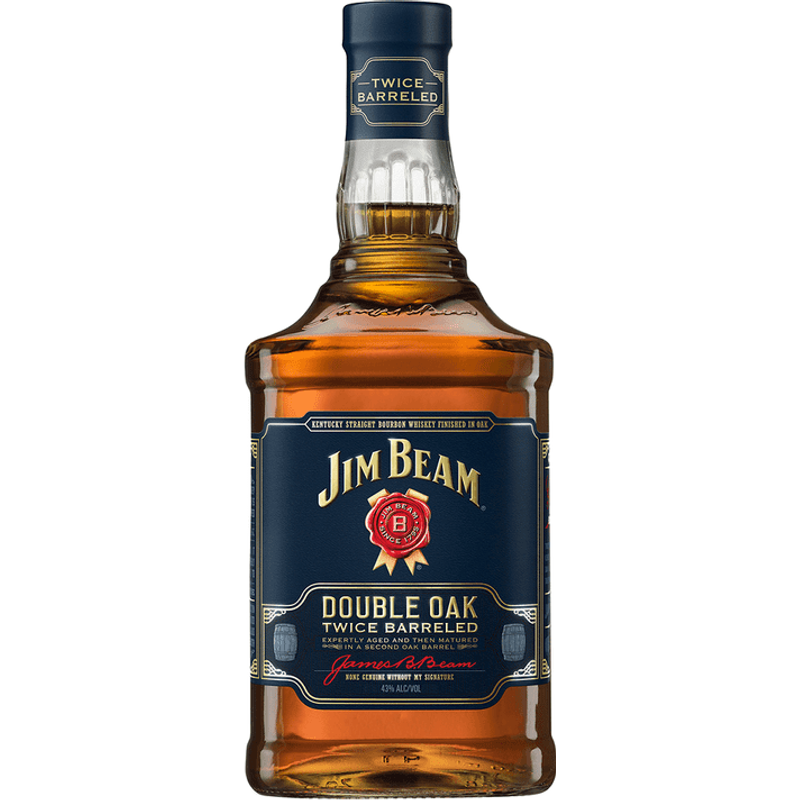 Jim Beam Double Oak Twice Barreled Kentucky Straight Bourbon Whiskey 750mL