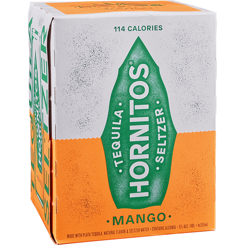 Hornitos Mango Tequila Seltzer 4x 12oz Cans