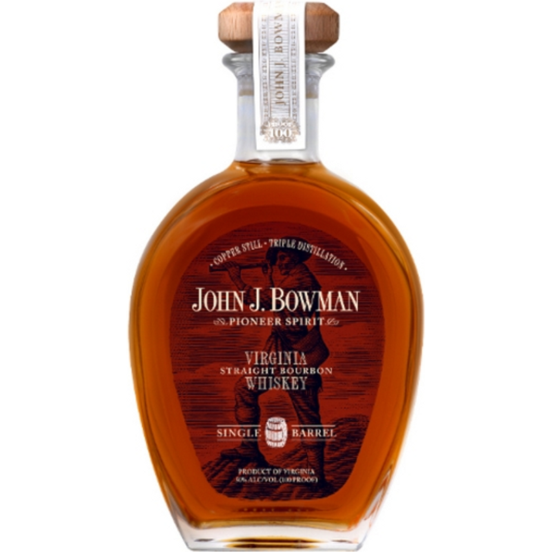 John J. Bowman Single Barrel Bourbon Whiskey 750mL