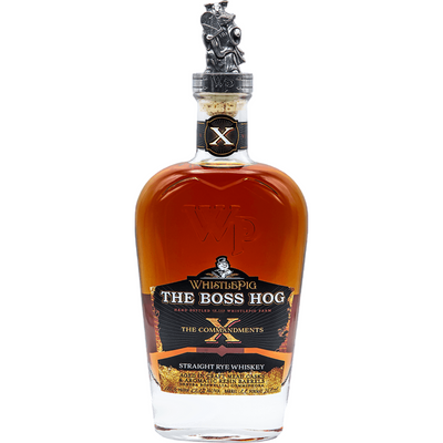 WhistlePig The Boss Hog X The Commandments Straight Rye Whiskey 750mL