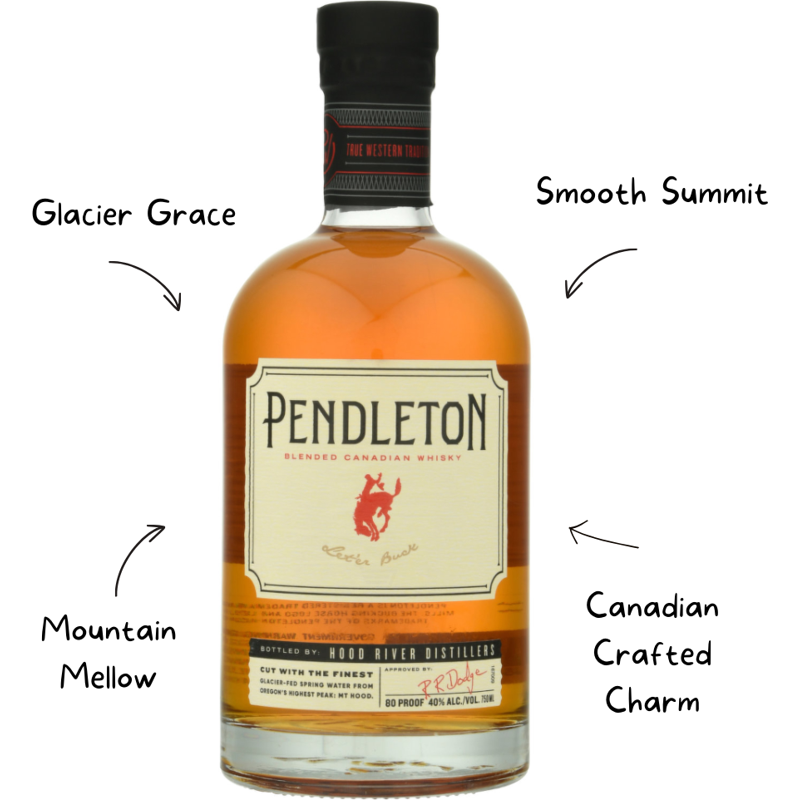 Pendleton Blended Canadian Whiskey 750mL