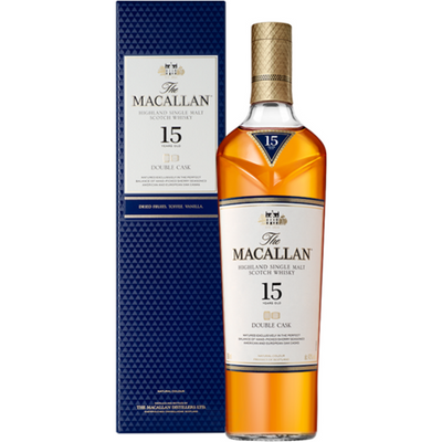 The Macallan Highland Single Malt Scotch Whisky Double Cask 15 Year 750mL