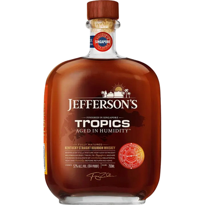 Jeffersons Tropics Humidity Aged Bourbon 750ml Bottle