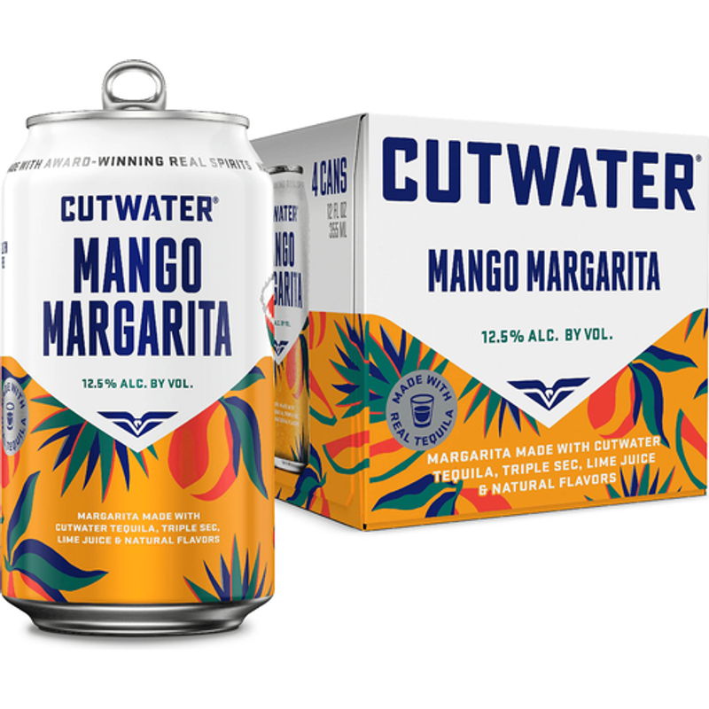 Cutwater Mango Margarita 4x 12oz Cans