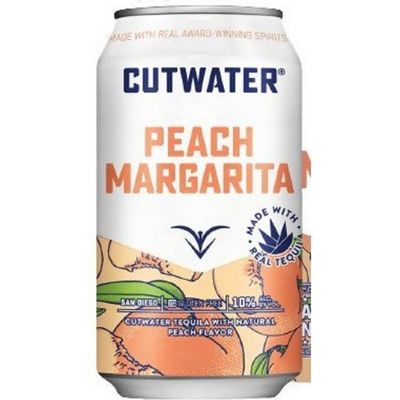 Cutwater Peach Margarita 4x 12oz Cans