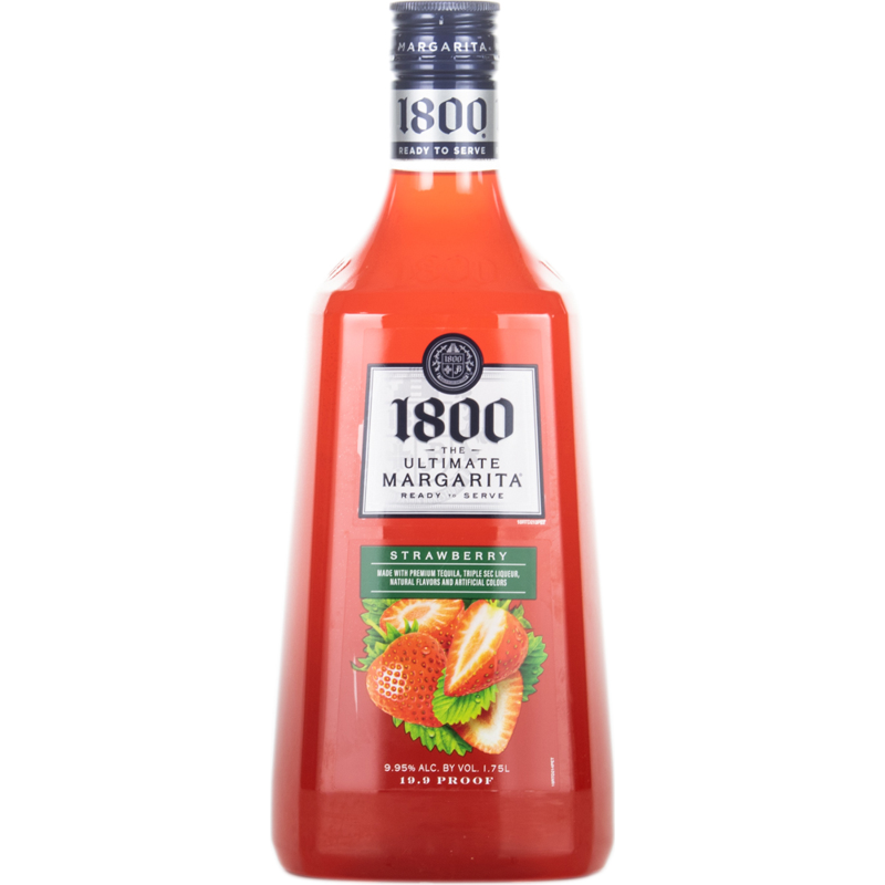 1800 Ultimate Margarita Strawberry 1.75ml Bottle