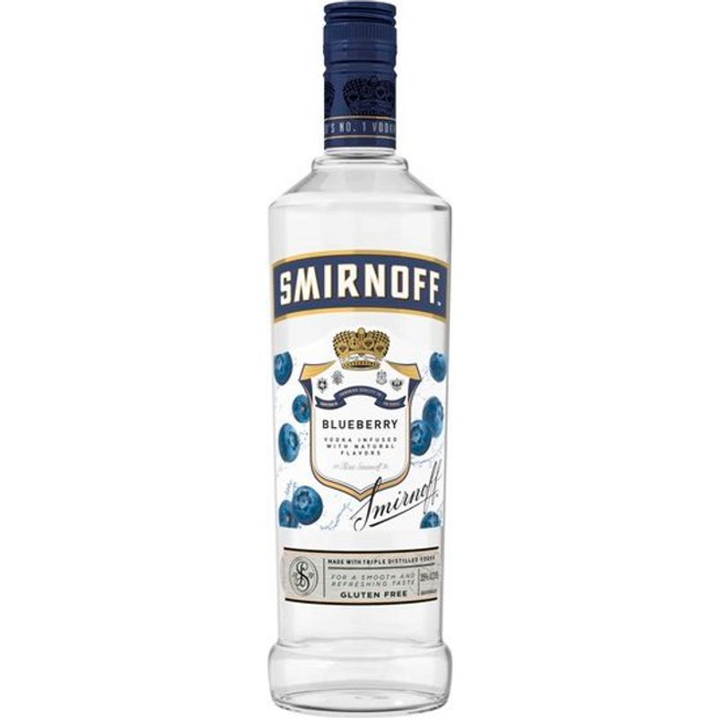 Smirnoff Twist of Blueberry Vodka 750mL