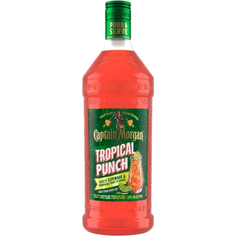 Captain Morgan Tropical Punch 1.75L Plastic Bottle