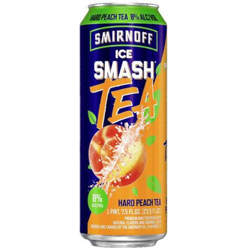 Smirnoff Smash Hard Peach Tea 24oz Can