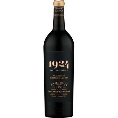 1924 Double Black Bourbon Barrel Aged Cabernet Sauvignonn 750ml Bottle