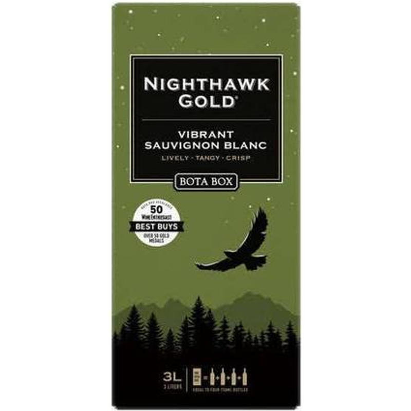 Bota Box Nighthawk Vibrant Sauvignon Blanc 3 L