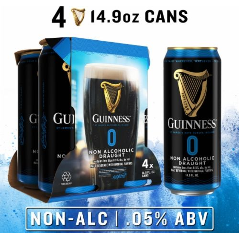 Guinness 0 Non Alcoholic Draught 440ml