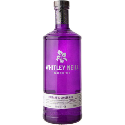 Whitley Neill Rhubarb & Ginger Gin 750ml Bottle