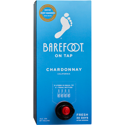 Barefoot On Tap Chardonnay 3L Box