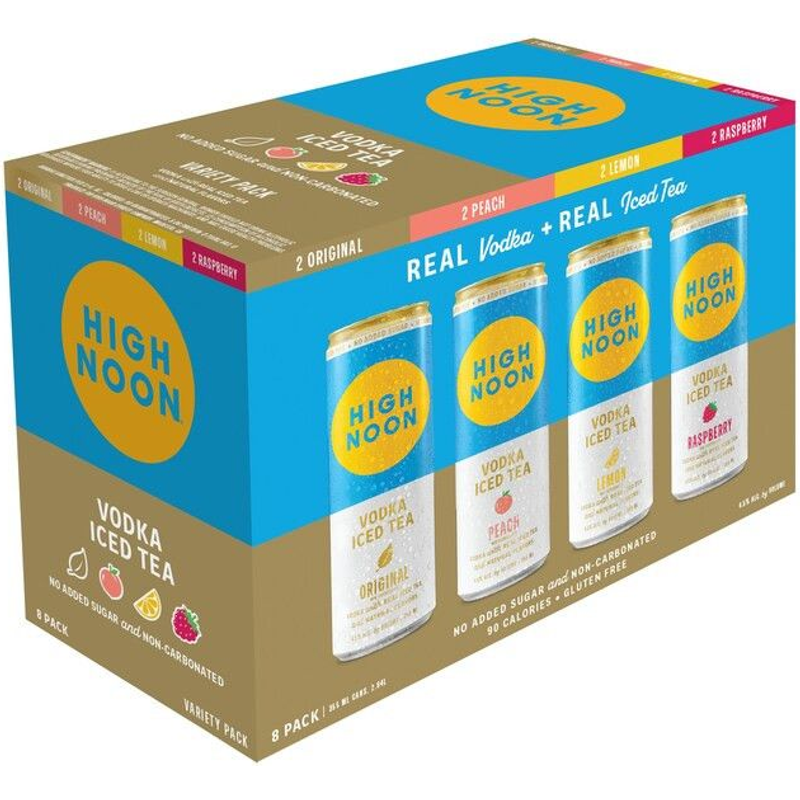 High Noon Iced Tea 4 Pack 12oz