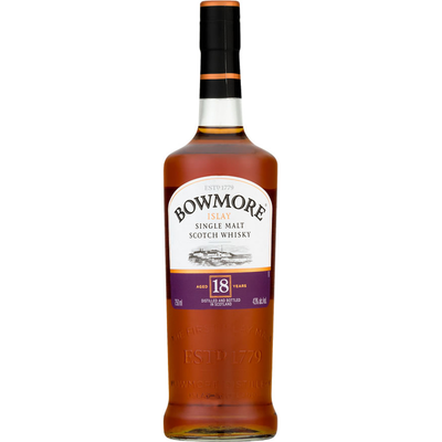 Bowmore Islay Single Malt Scotch Whisky 18 Year 750ml Bottle